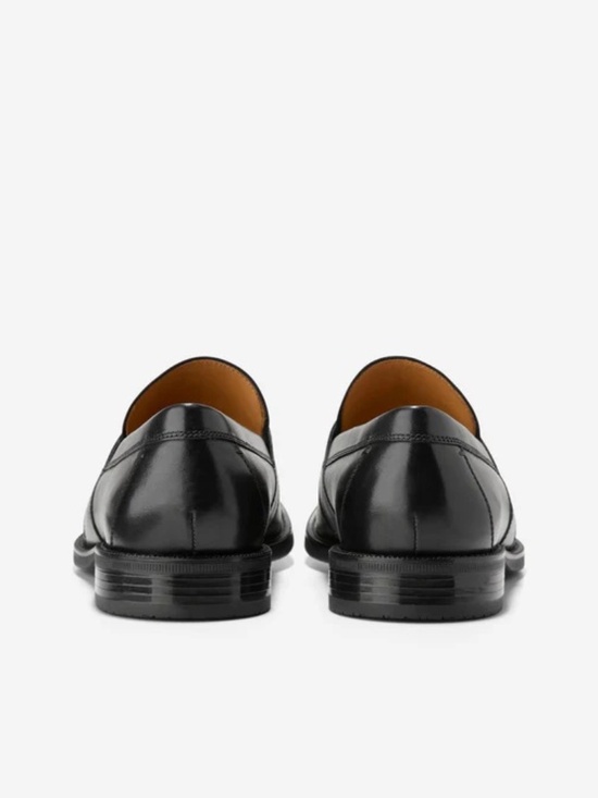 Men\'s Cole Haan Bedford Penny Loafers in Black Leather C40257 main image 4